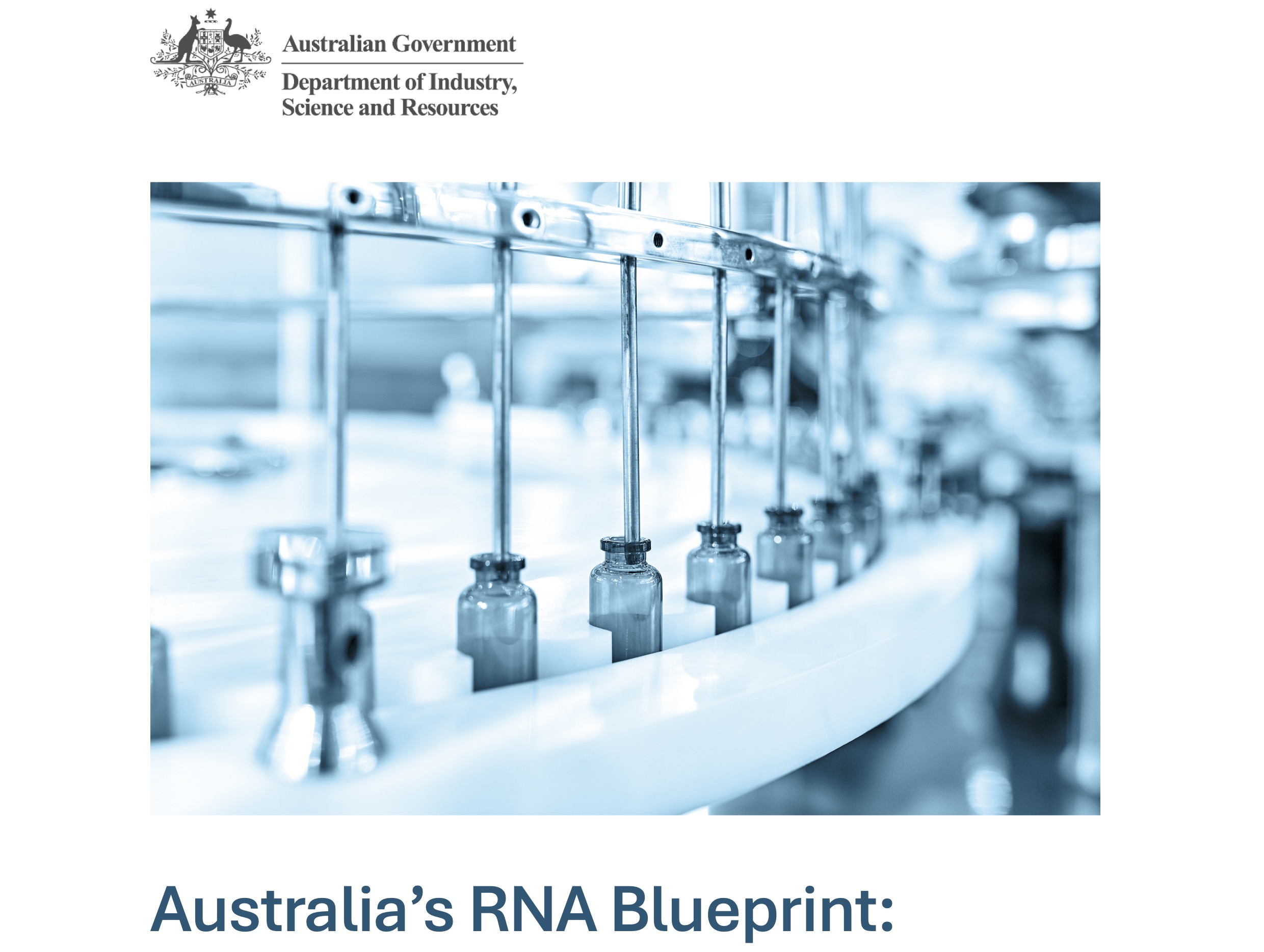 Australia's RNA Blueprint